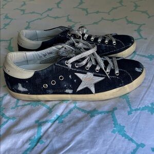 GoldenGoose SuperStar Sneaker size 42 EUC. Denim,Leather Limited Edition #30/300